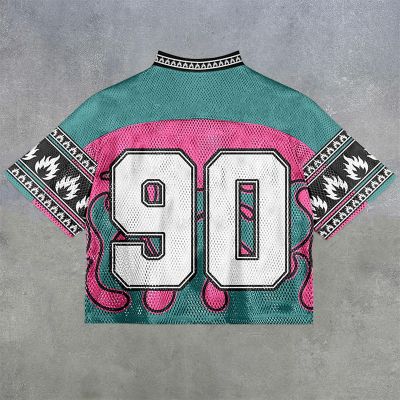 Hip Hop Digital Graffiti Mesh Jersey