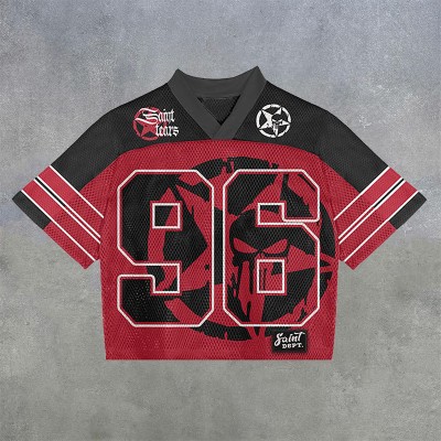 Hip Hop Digital Graffiti Mesh Jersey