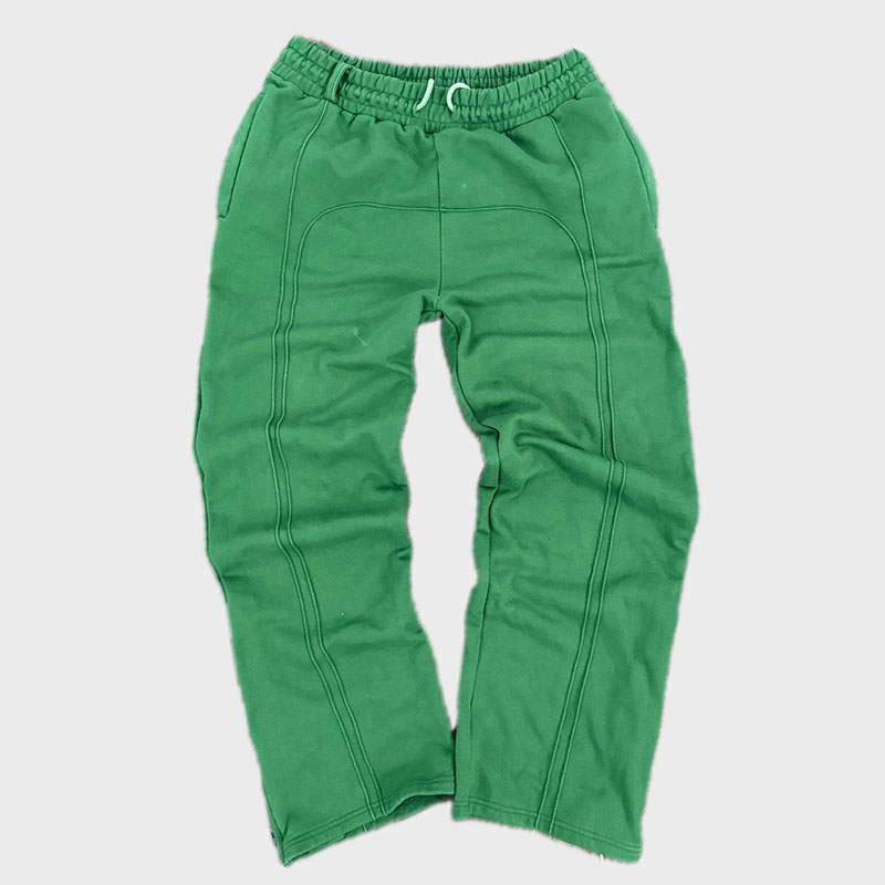 Hip Hop Solid Color Spliced Casual Pants