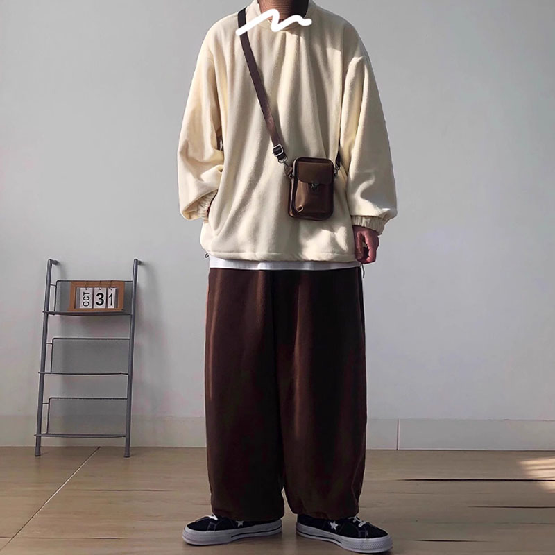 Vintage Reversible Shaker Casual Pants