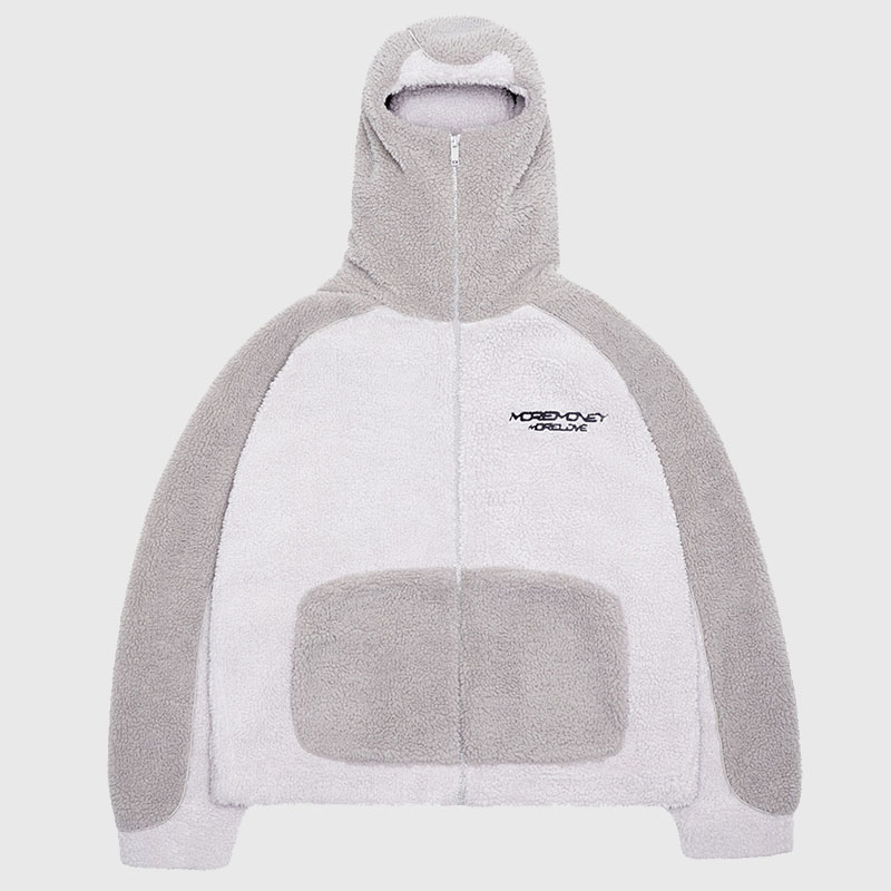 Y2K Colorblocked Zipper Hoodie