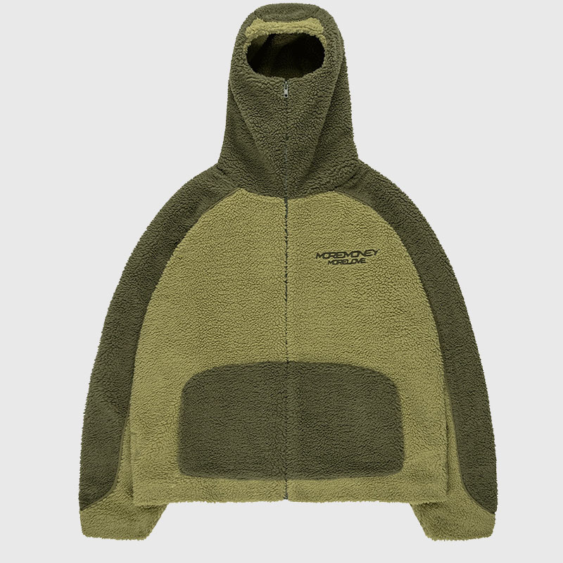 Y2K Colorblocked Zipper Hoodie