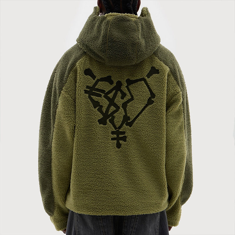 Y2K Colorblocked Zipper Hoodie