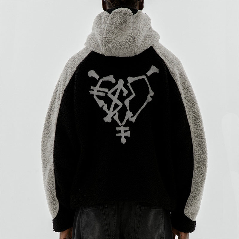 Y2K Colorblocked Zipper Hoodie