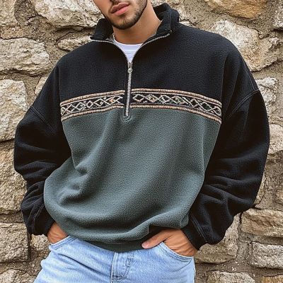 Vintage Shaker Half Zip Sweatshirt