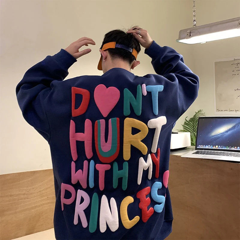 Colorful Foam Printed Sweatshirt