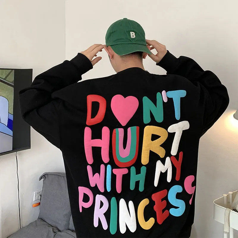 Colorful Foam Printed Sweatshirt