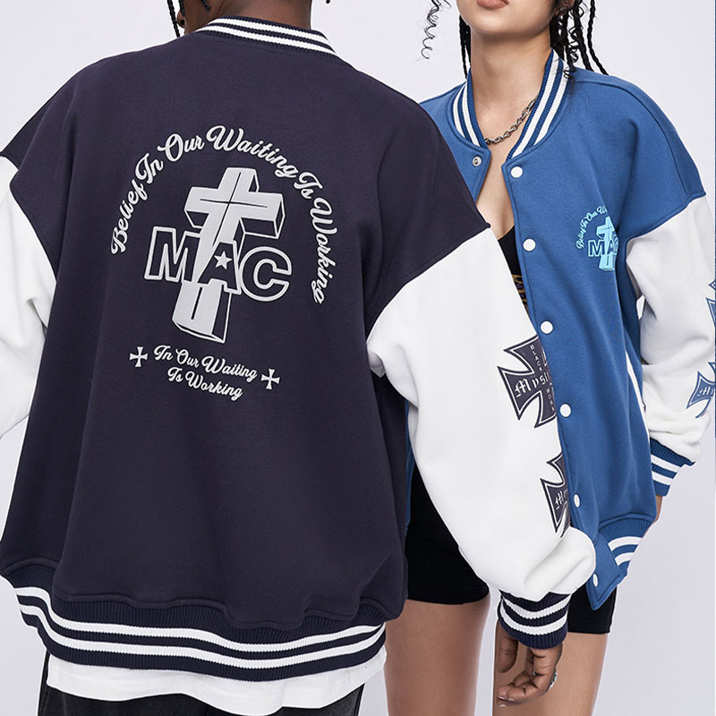 Crucifixion Elements Varsity Jacket