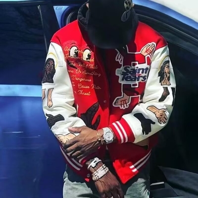 Hip Hop Patch Baseball Jacket