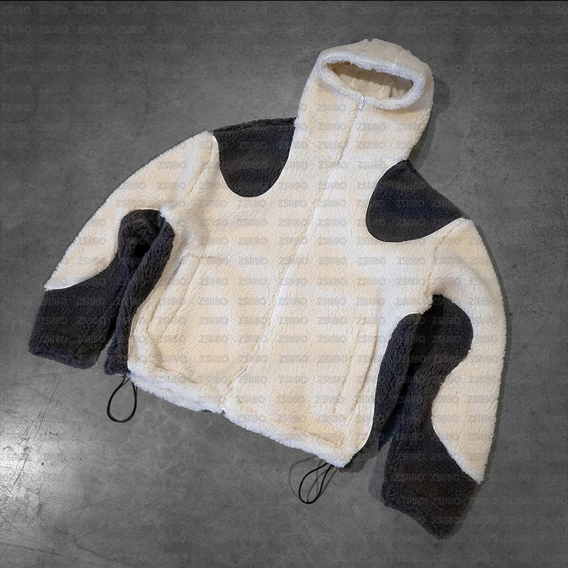 Shaker Clash Zipper Fleece Jacket