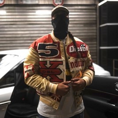 American Hip Hop Embroidered Baseball Jacket