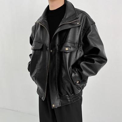 Retro Hip Hop Thickened Leather Jacket