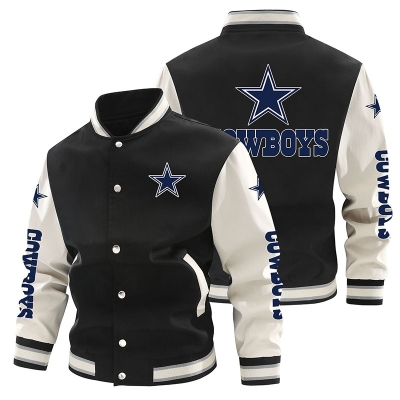 Team Print Baseball Jacket