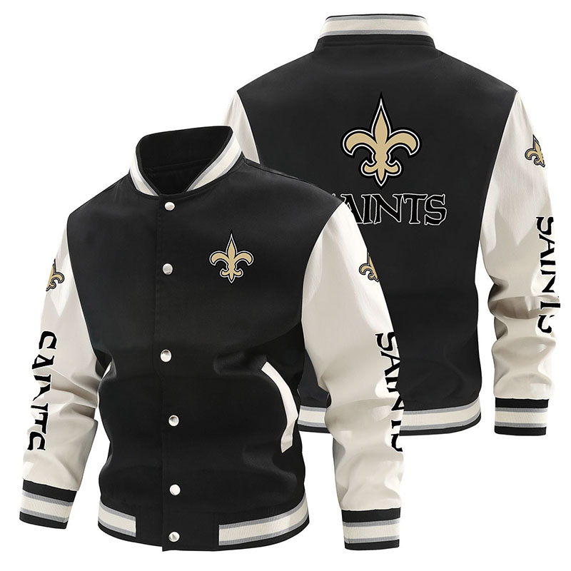 Team Print Baseball Jacket