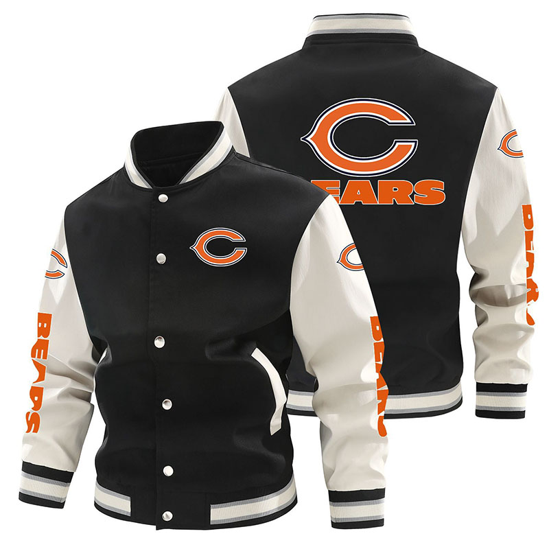 Team Print Baseball Jacket