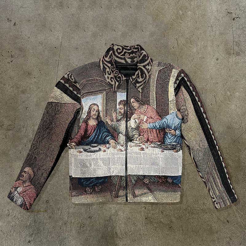 Religious Art Printed Light Jacket