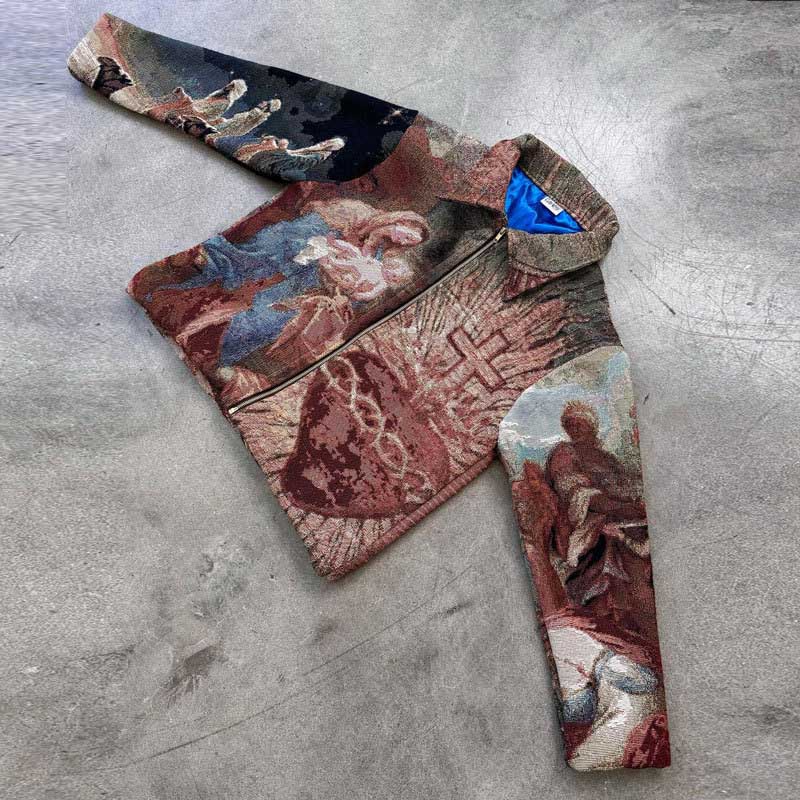 Religious Art Printed Light Jacket