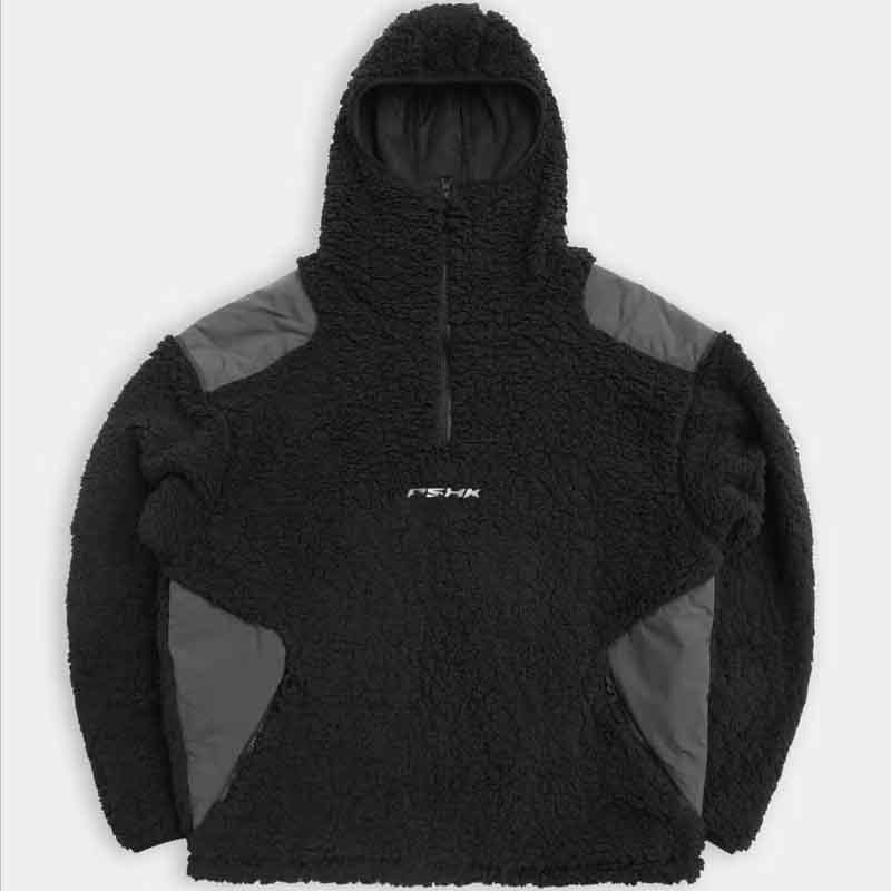 Y2K Lambswool Hooded Zipper Jacket