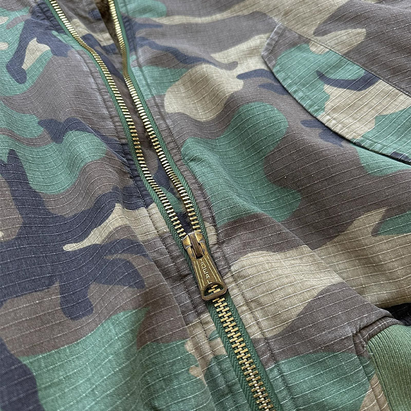 Reversible Hair Collar Camouflage Thickened Jacket