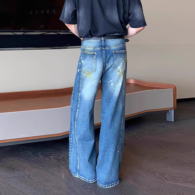 Vintage Deconstructed Patchwork Jeans