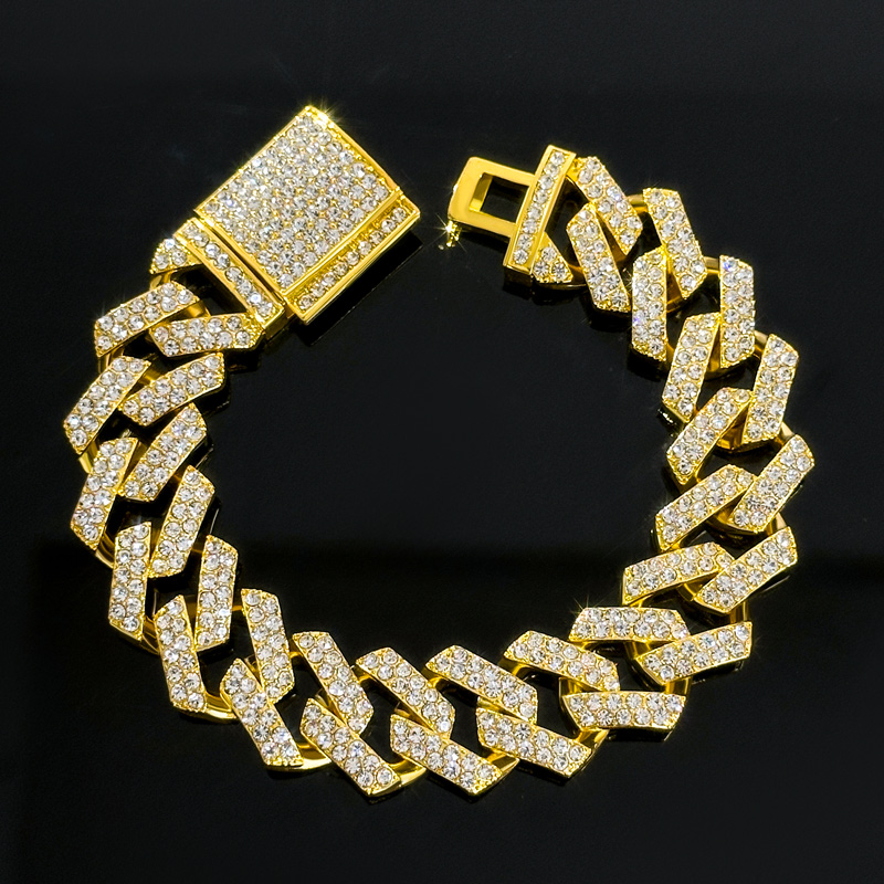 18mm Iced Out Cuban Bracelet