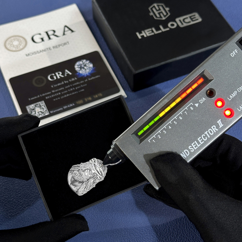 925S & VVS Moissanite Jesus Pendant 925S & VVS Moissanite Jesus Pendant