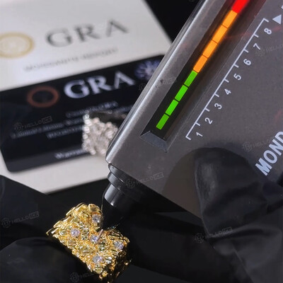 925S & VVS Moissanite Nugget Ring