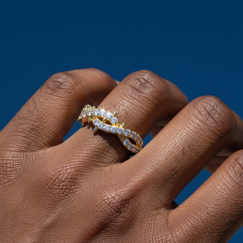 925S & VVS Moissanite Diamond Thorn Ring 925S & VVS Moissanite Diamond Thorn Ring