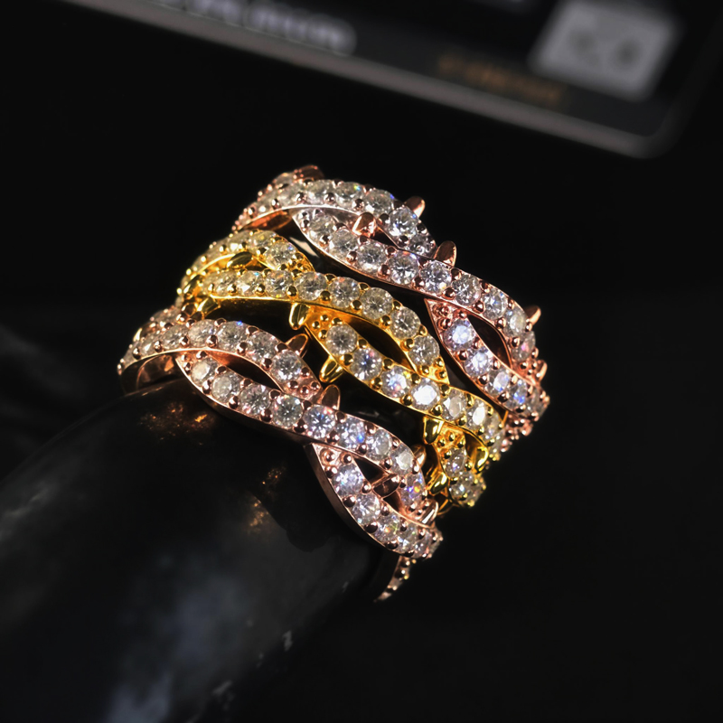 925S & VVS Moissanite Diamond Thorn Ring 925S & VVS Moissanite Diamond Thorn Ring