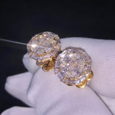 925S & VVS Moissanite Diamond Earrings