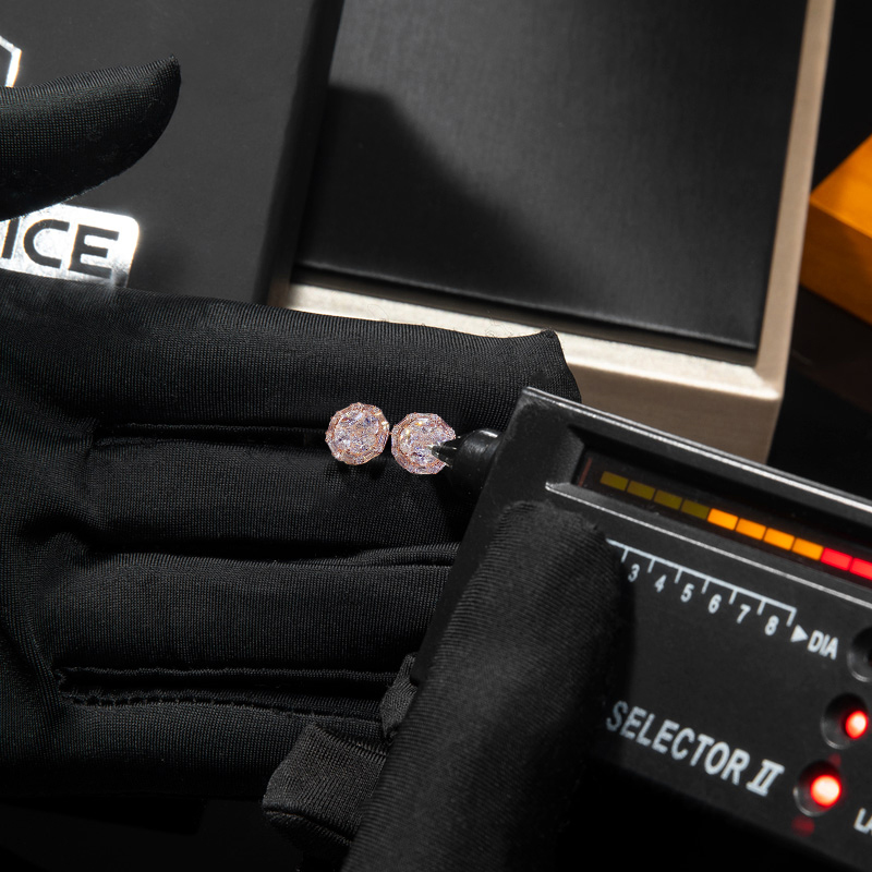 925S & VVS Moissanite Diamond Earrings