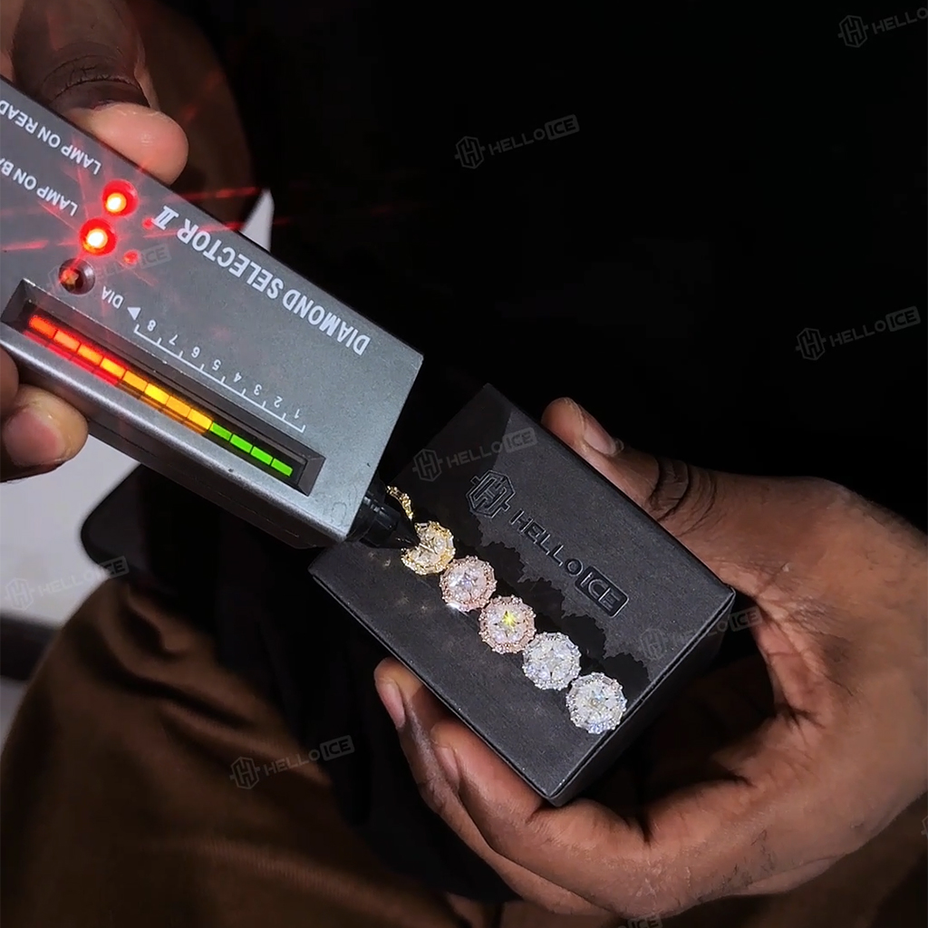 925S & VVS Moissanite Diamond Earrings