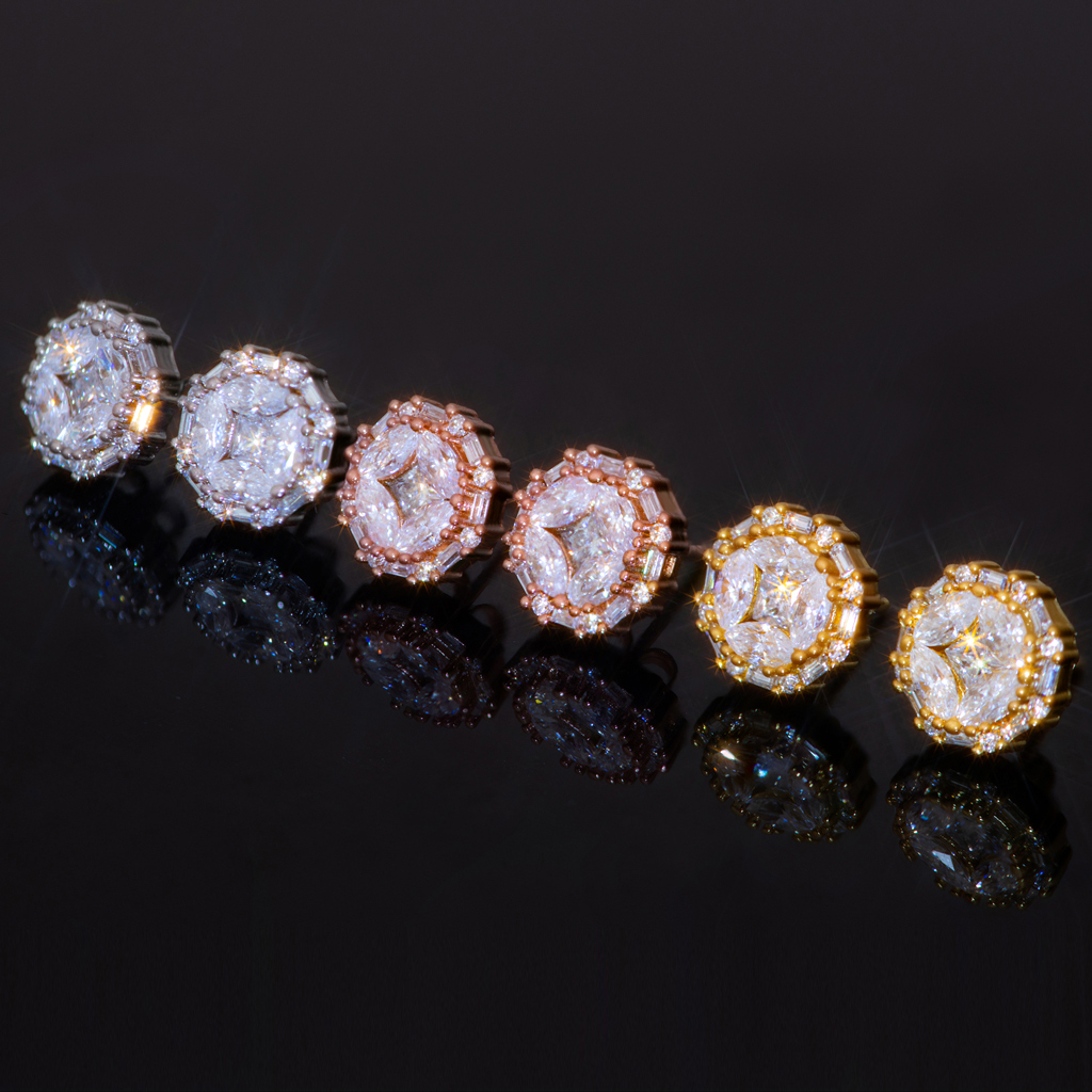 925S & VVS Moissanite Diamond Earrings