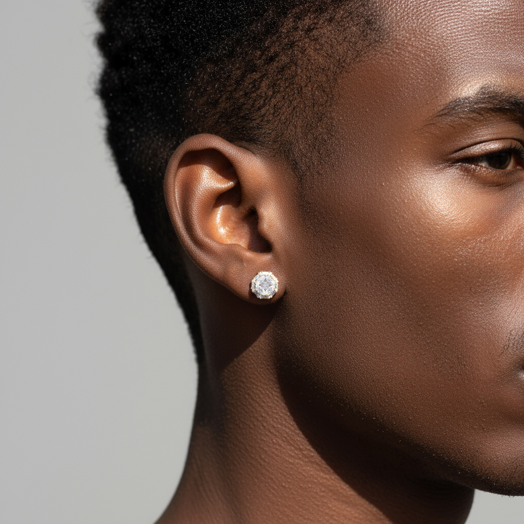 925S & VVS Moissanite Diamond Earrings