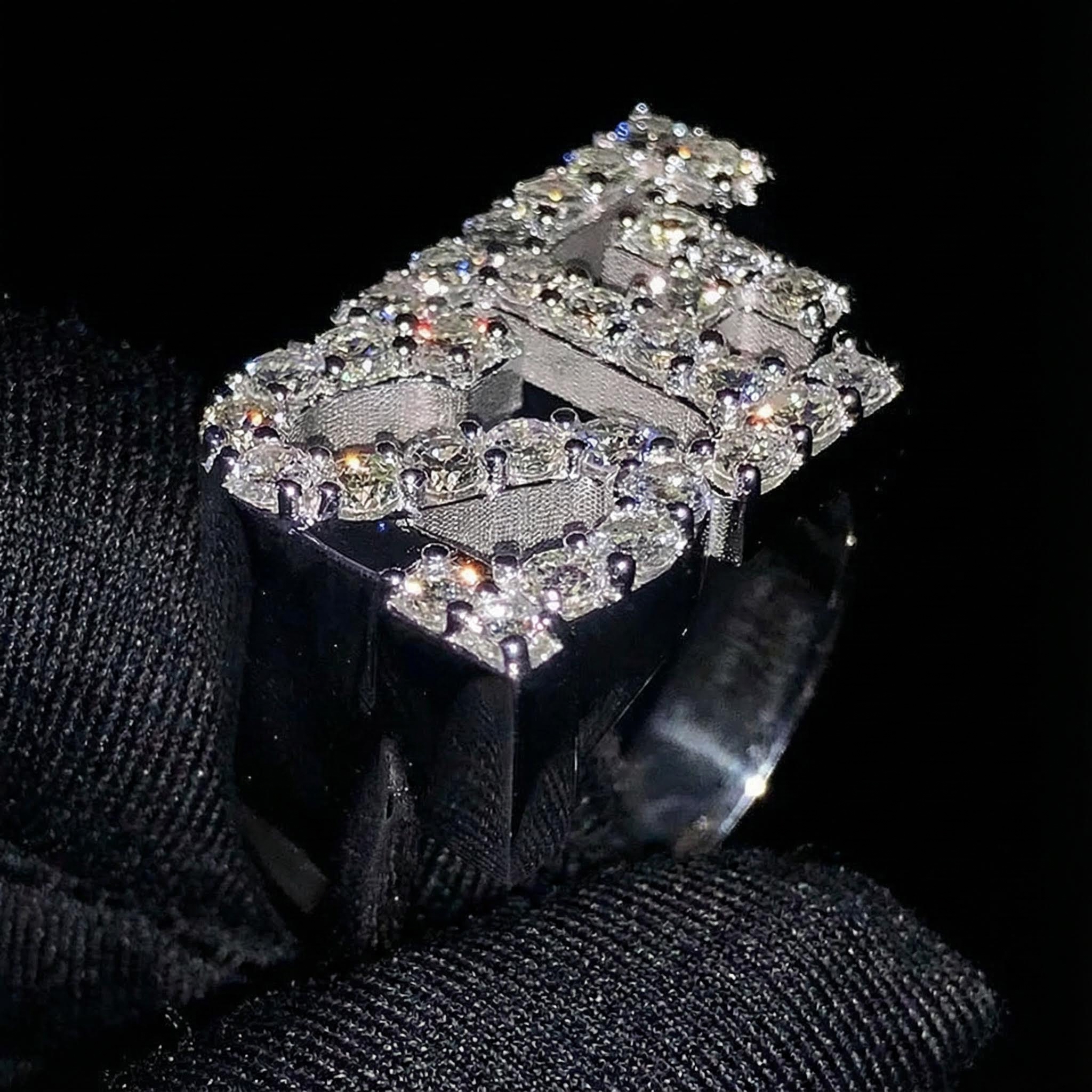 925S & VVS Moissanite Custom Name Ring 925S & VVS Moissanite Custom Name Ring