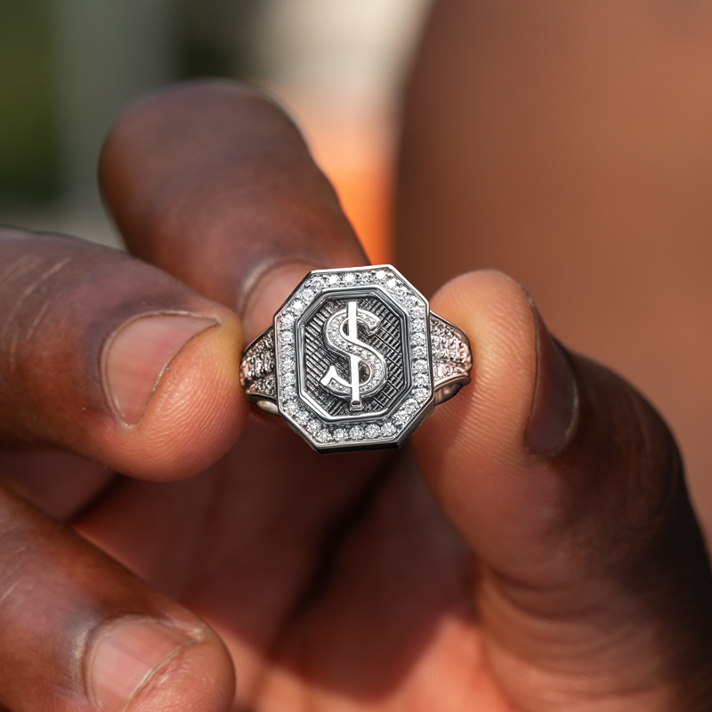 Men's Dollar Sign Ring