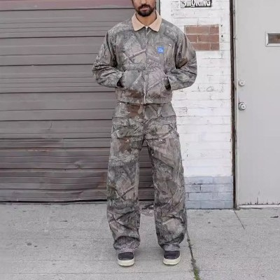 Street Camouflage Jacket Set