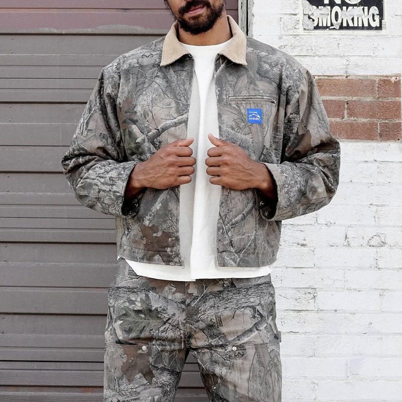 Street Camouflage Jacket Set