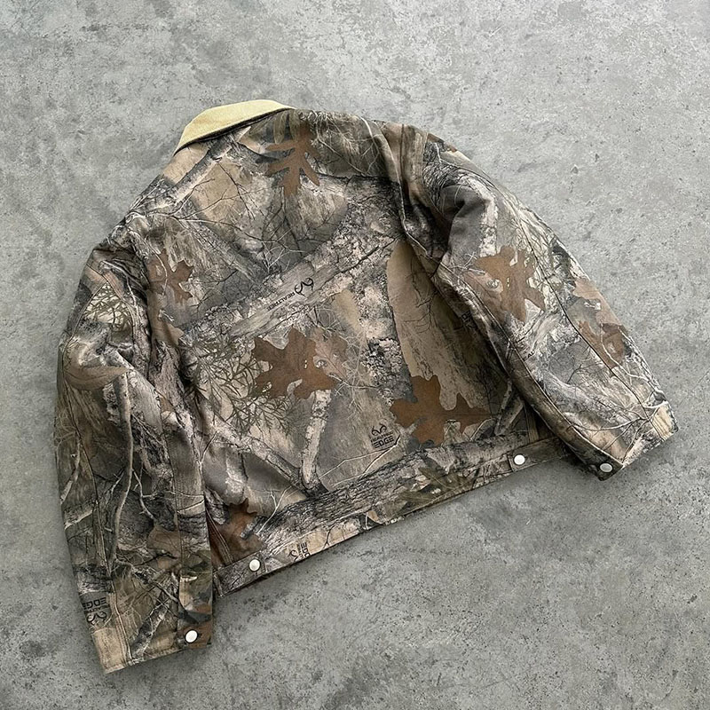 Street Camouflage Jacket Set