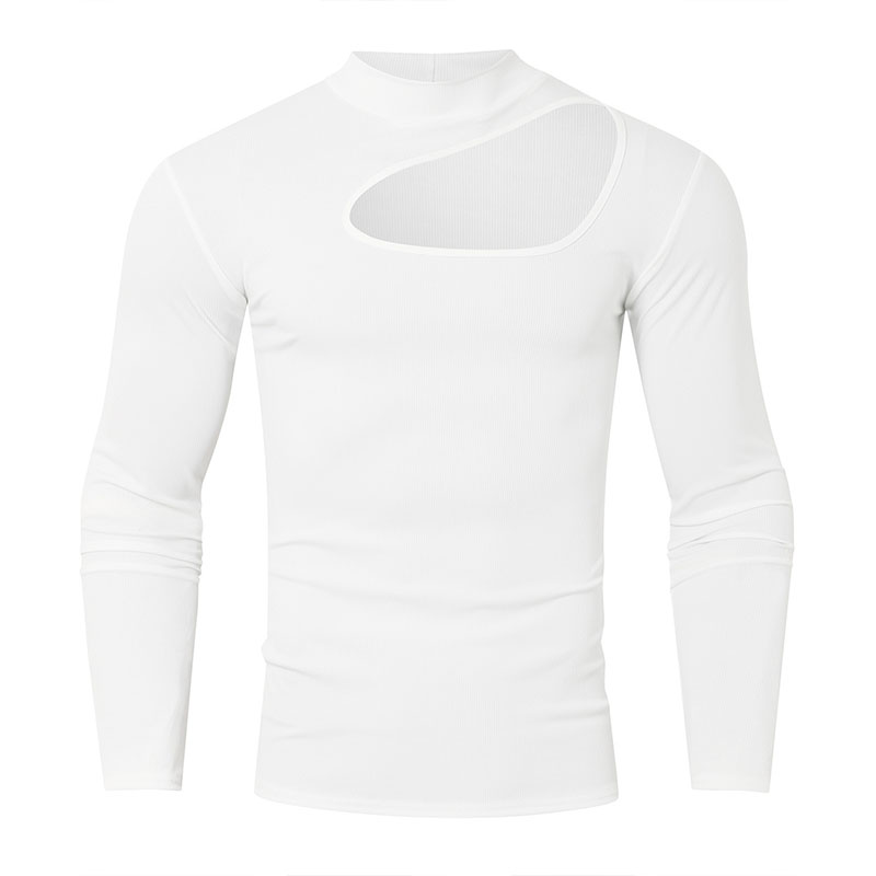 Muscular High Neck Raglan T-Shirt