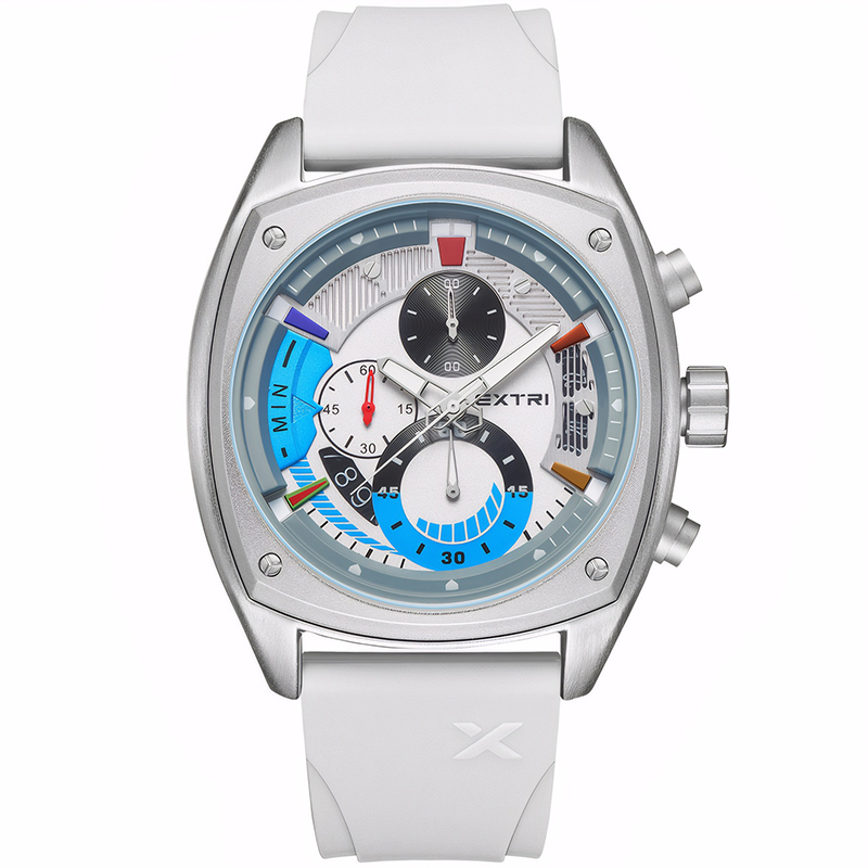 Waterproof Men's Quartz Watch With Silicone Strap