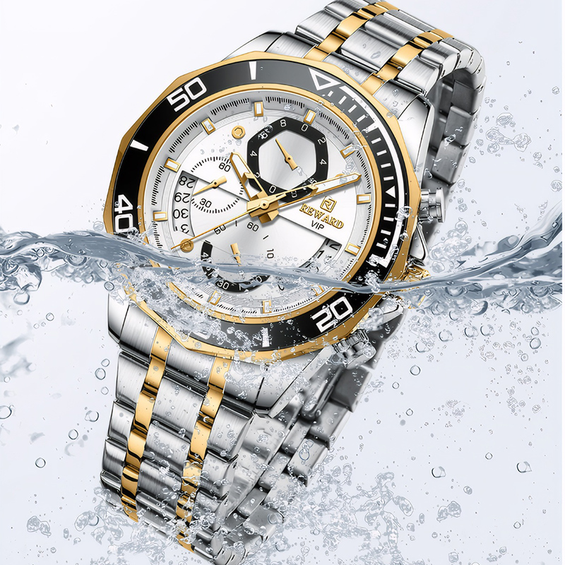 Luminous Calendar Stainless Steel Men's Watch