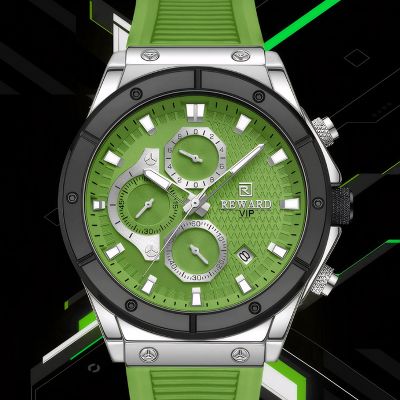 Waterproof Luminous Calendar Men's Watch With Silicone Strap