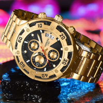 Waterproof Luminous Stainless Steel Men's Quartz Watch