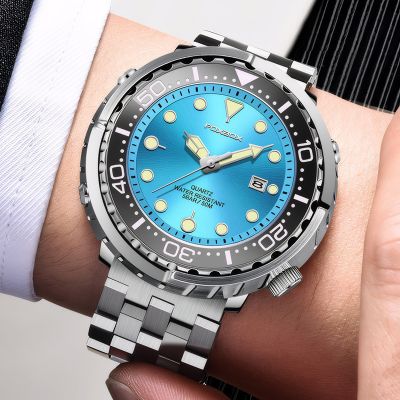 Waterproof Steel Strap Calendar Men's Quartz Watch