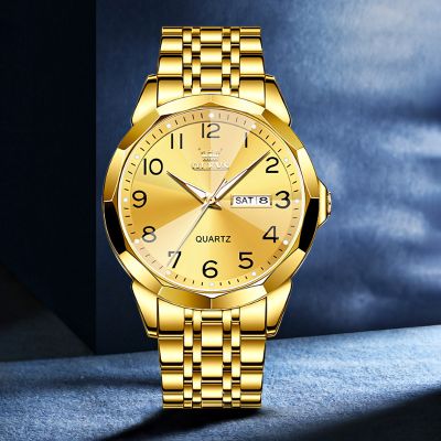 Arabic Numerals Calendar Men's Quartz Watch