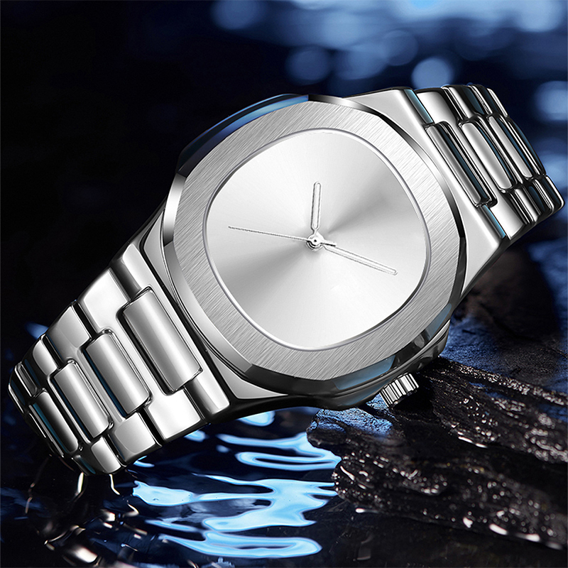 Waterproof Blank Dial Men's Watch