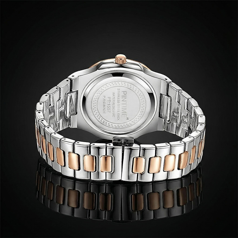 Iced Square Cut Dial Calendar Men's Quartz Watch Iced Square Cut Dial Calendar Men's Quartz Watch