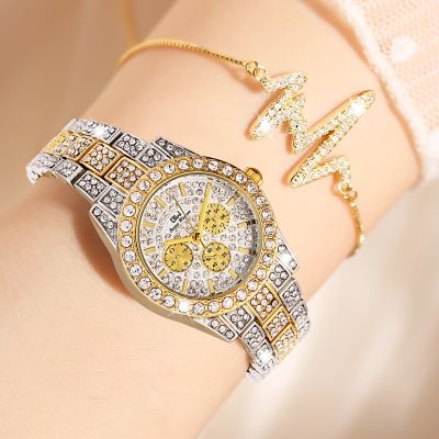 Full Iced Women’s Quartz Watch