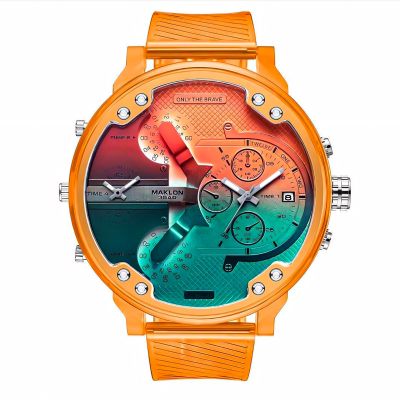 Gradient Large Dial Men's Sports Watch